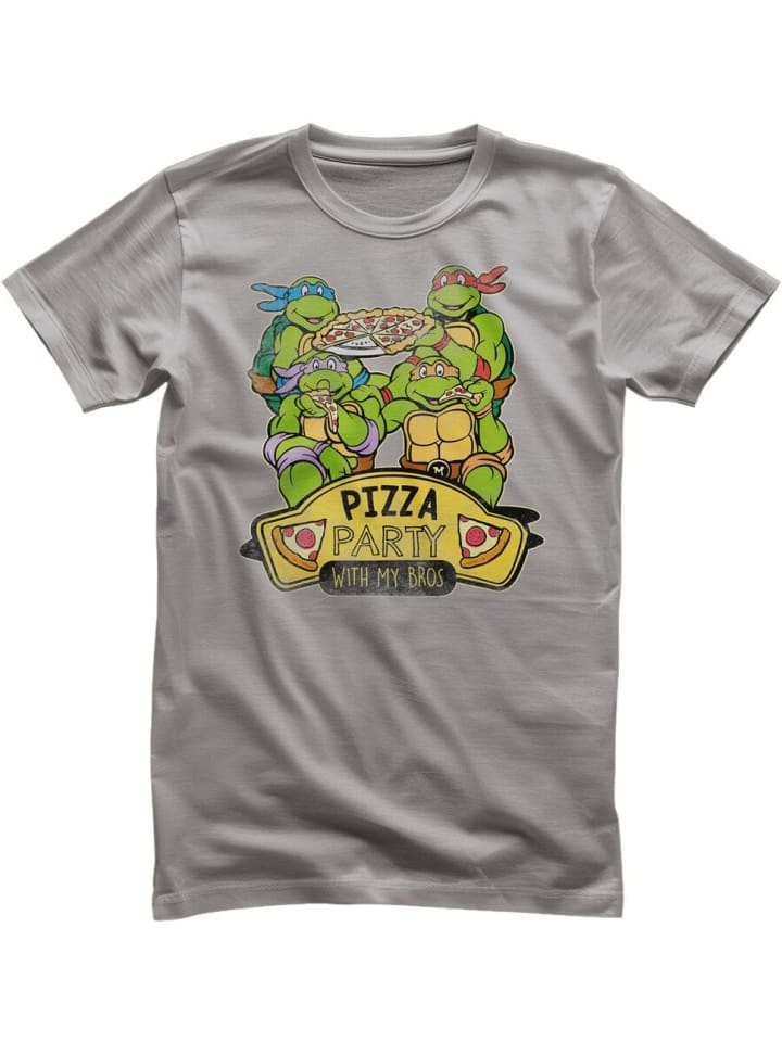 

Teenage Mutant Ninja Turtles Футболка "Pizza Party With My Bros T-Shirt" серого цвета, Серый, Teenage Mutant Ninja Turtles Футболка "Pizza Party With My Bros T-Shirt" серого цвета