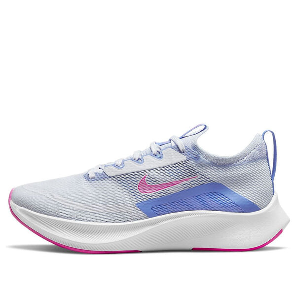 Кроссовки zoom fly 4 Nike, серый
