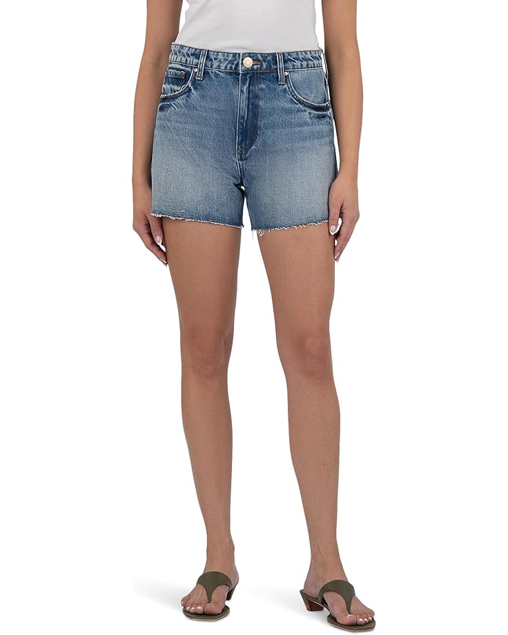 

Шорты KUT from the Kloth Taylor High Rise Shorts with 5 Pockets with Raw Hem, цвет Freedom