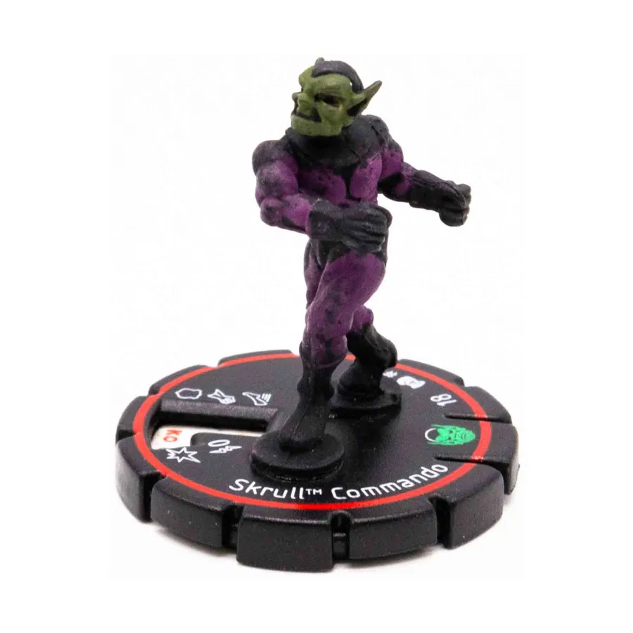 

Скрулл-коммандос № 018 — ветеран, Marvel HeroClix - Clobberin' Time - Singles