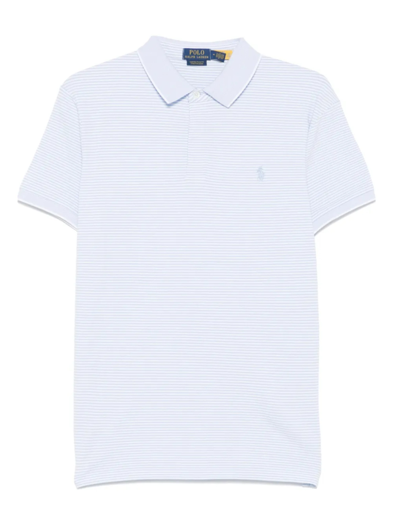 

Полосатая рубашка поло Polo Ralph Lauren, синий