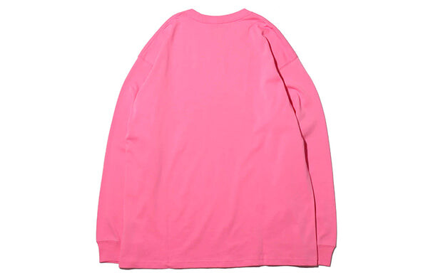 Футболка men's acg basic logo long sleeves red t-shirt 'lotus pink black' Nike, розовый — фото 2