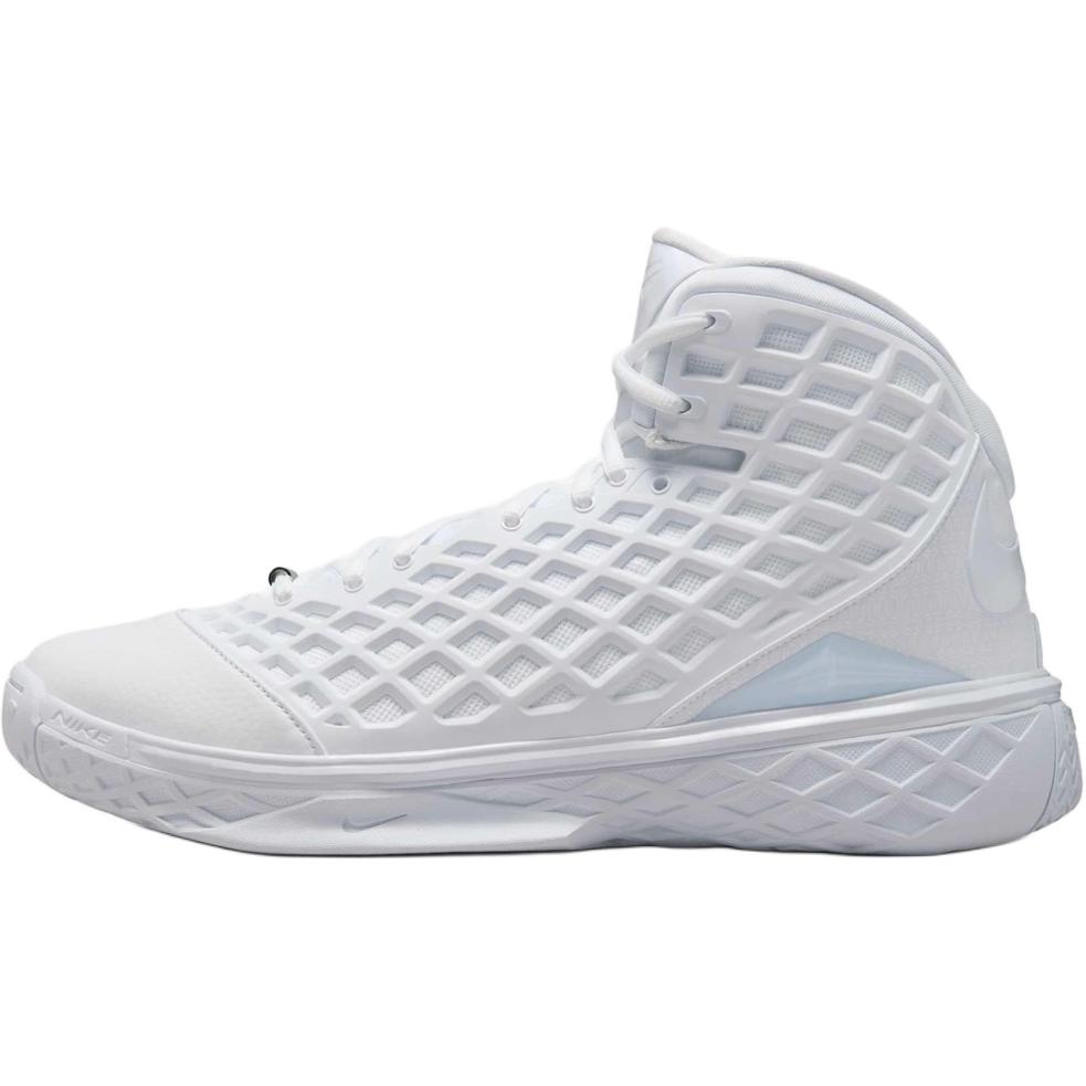 Nike Детские баскетбольные кроссовки Zoom Kobe 3 Mid top White для подростков — фото 3