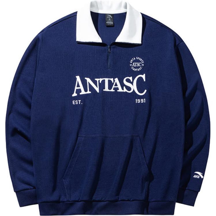

Футболка Anta Life Collection унисекс чистого голубого цвета, чистая бирюза