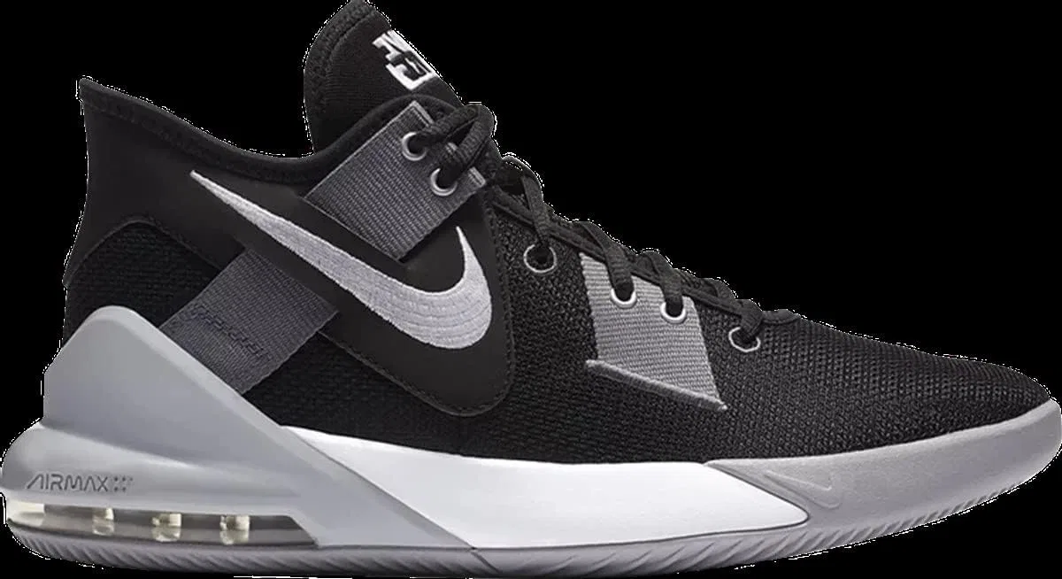 Баскетбольные кроссовки NIKE Cq9382 001, Black White Cool Grey 001 — фото 2