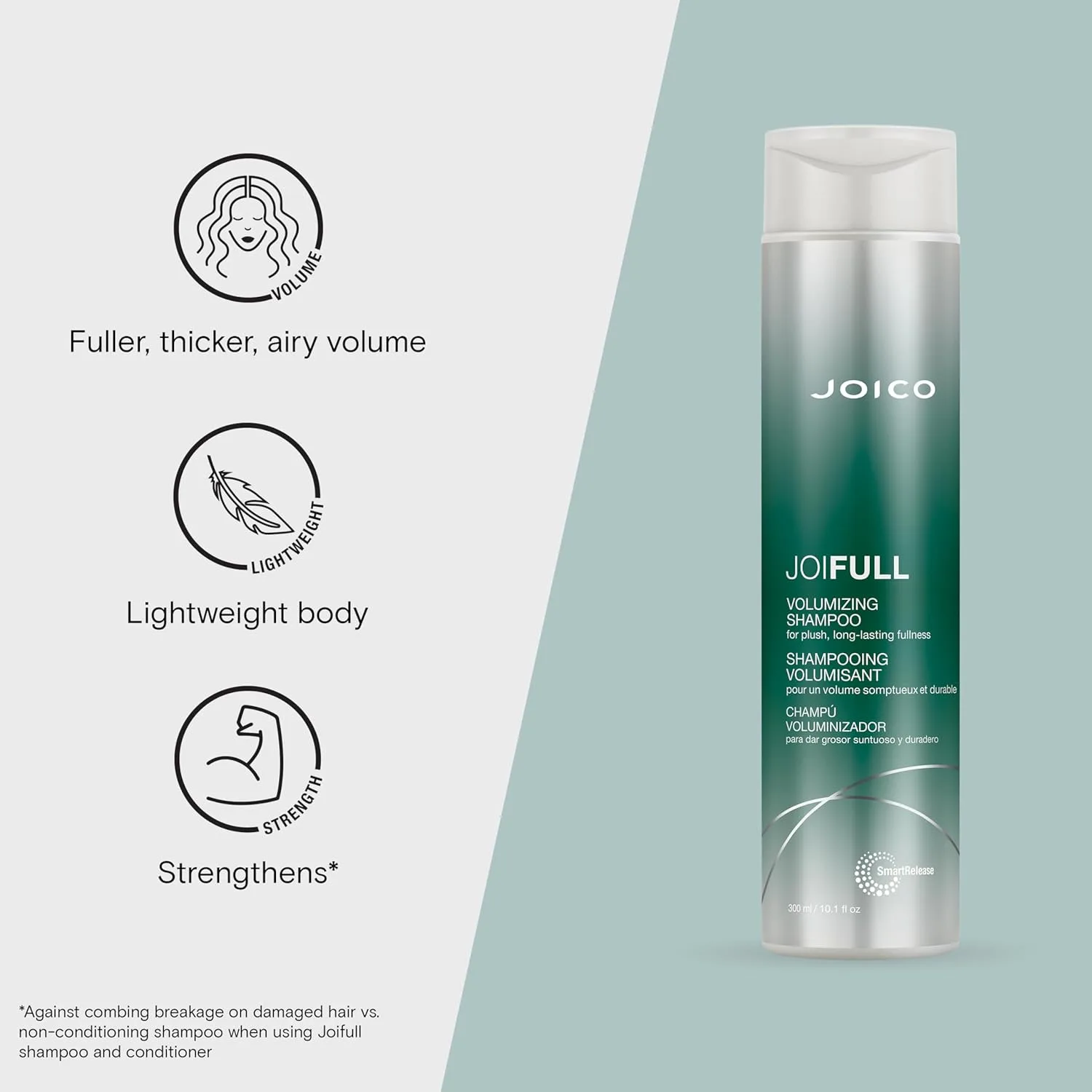 Набор косметики для объема Joico JoiFull Volumizing Complete Regimen для тонких и редких волос, 3 предмета — фото 2