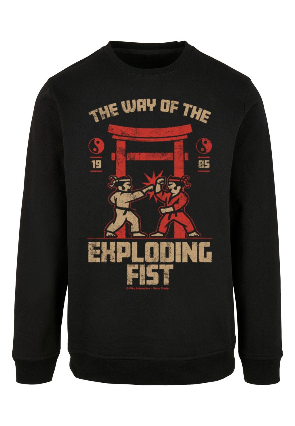

Толстовка RETRO GAMING THE WAY OF THE EXPLODING FIST F4NT4STIC, черный
