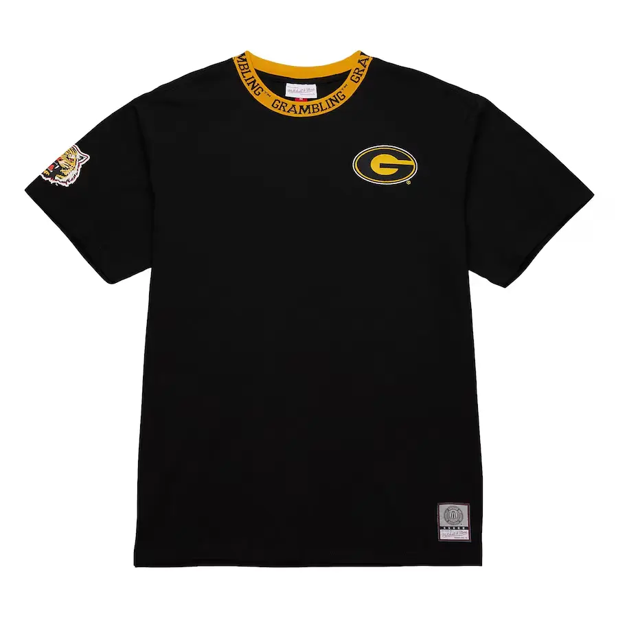 

Mitchell Ness Футболка Mitchell & Ness x NCAA BLK Grambling Tiger S Jacquard Ringer SS Current мужская Black, Черный, Mitchell Ness Футболка Mitchell & Ness x NCAA BLK Grambling Tiger S Jacquard Ringer SS Current мужская Black