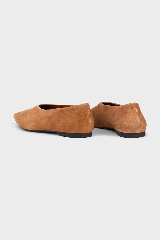 Замшевые балетки HERMINE Vagabond Shoemakers, коричневый — фото 3