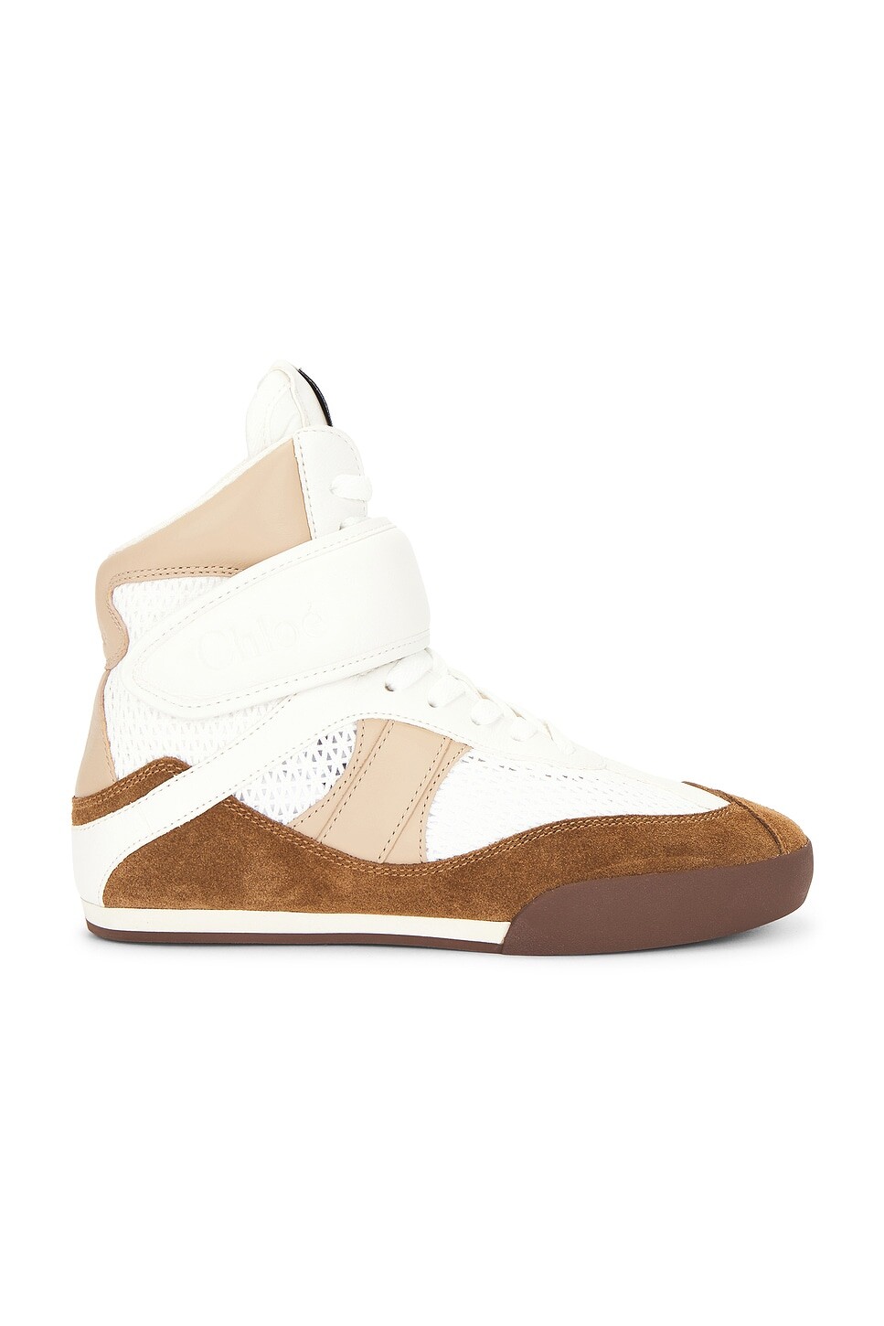 Высокие кеды Kick Chloe, цвет Natural Brown