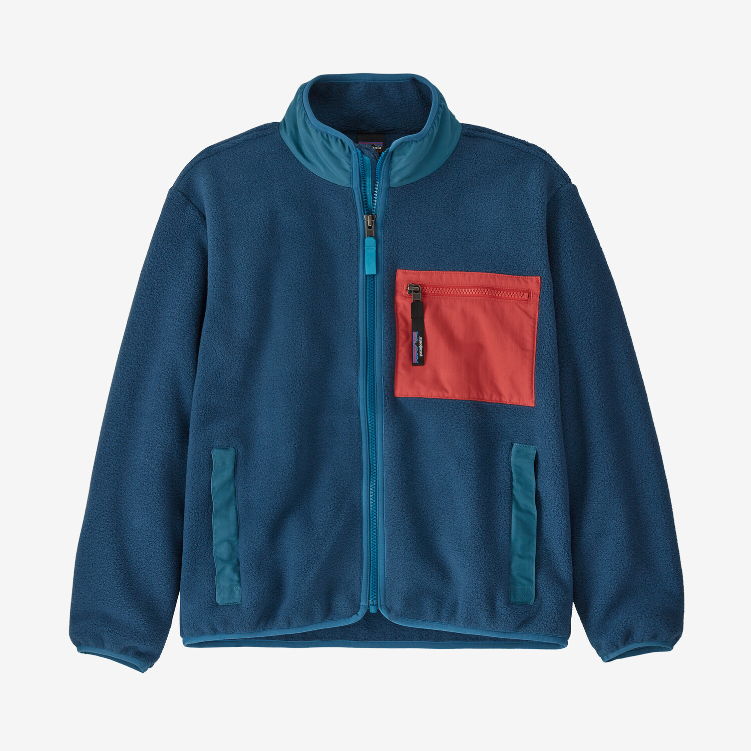 

Детская флисовая куртка Synchilla Patagonia, цвет Tidepool Blue