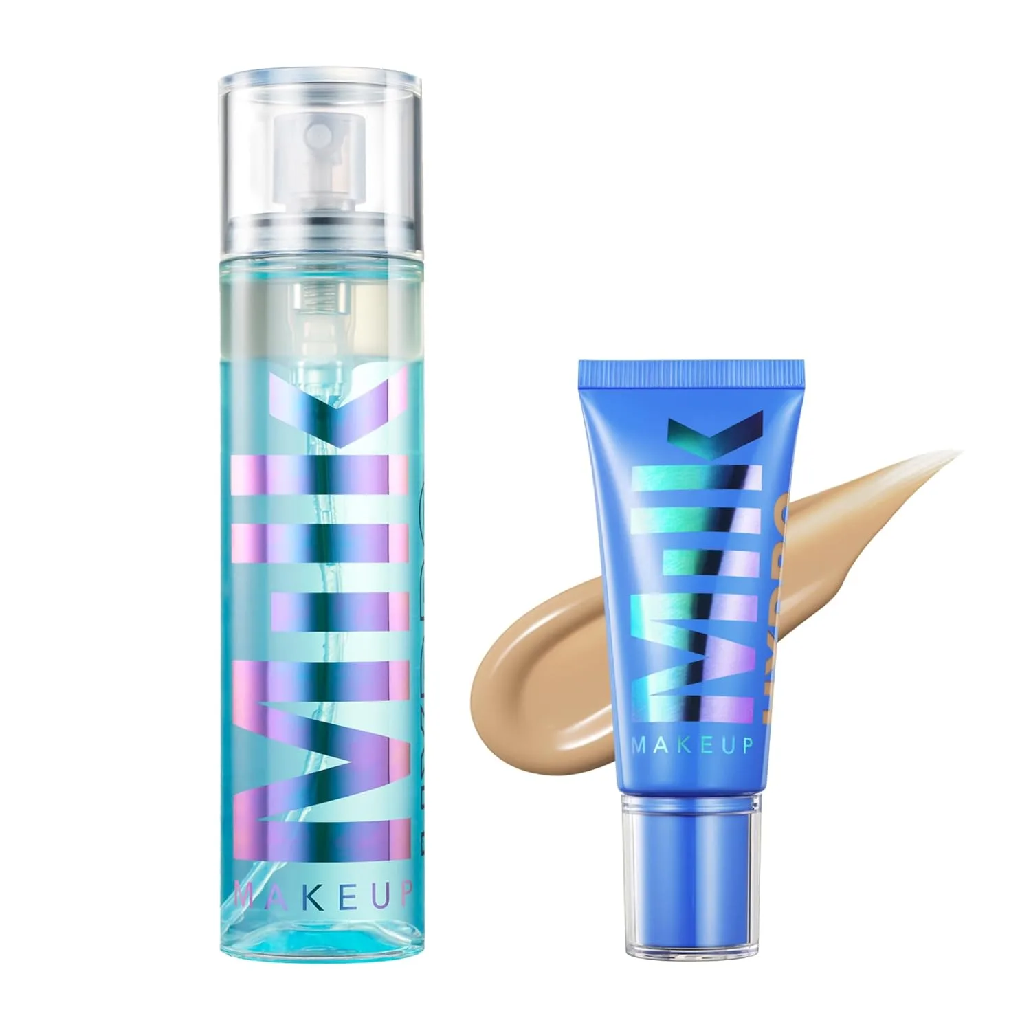 Milk Makeup Hydro Grip набор с фиксирующим спреем и тональным средством Skin Tint 5 - фиксирует макияж, увлажняет кожу и обеспечивает покрытие до 12 часов - легкий и стойкий с гиалуроновой кислотой