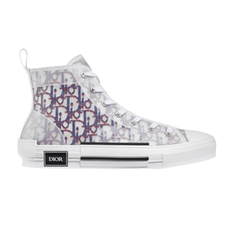 

Кроссовки Dior B23 High 'Dior Oblique Pixel - Blue Red', белый