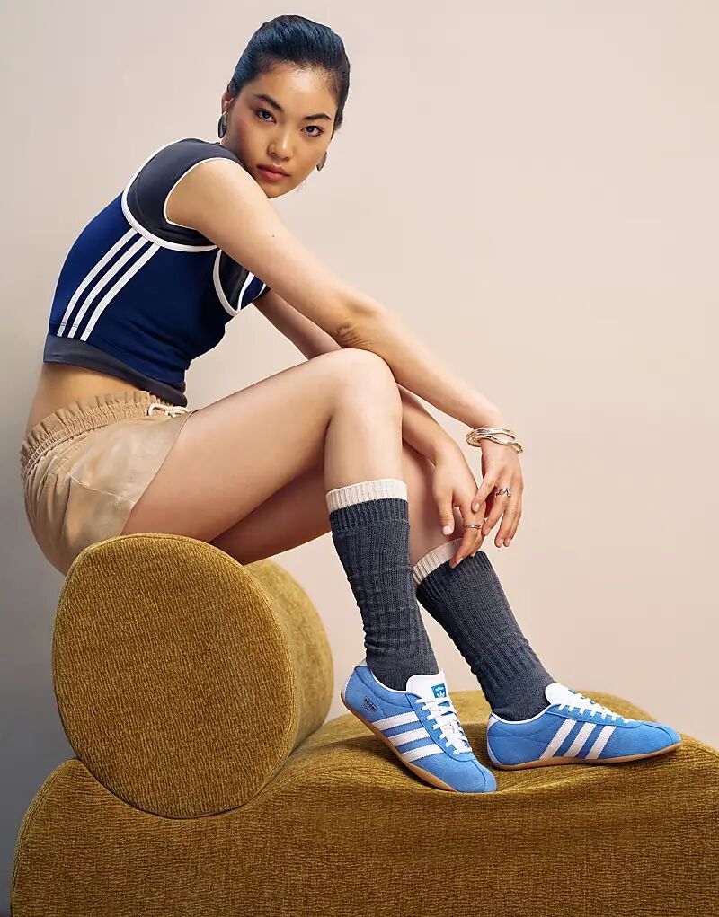 Кроссовки adidas Originals Tokyo синего и белого цвета