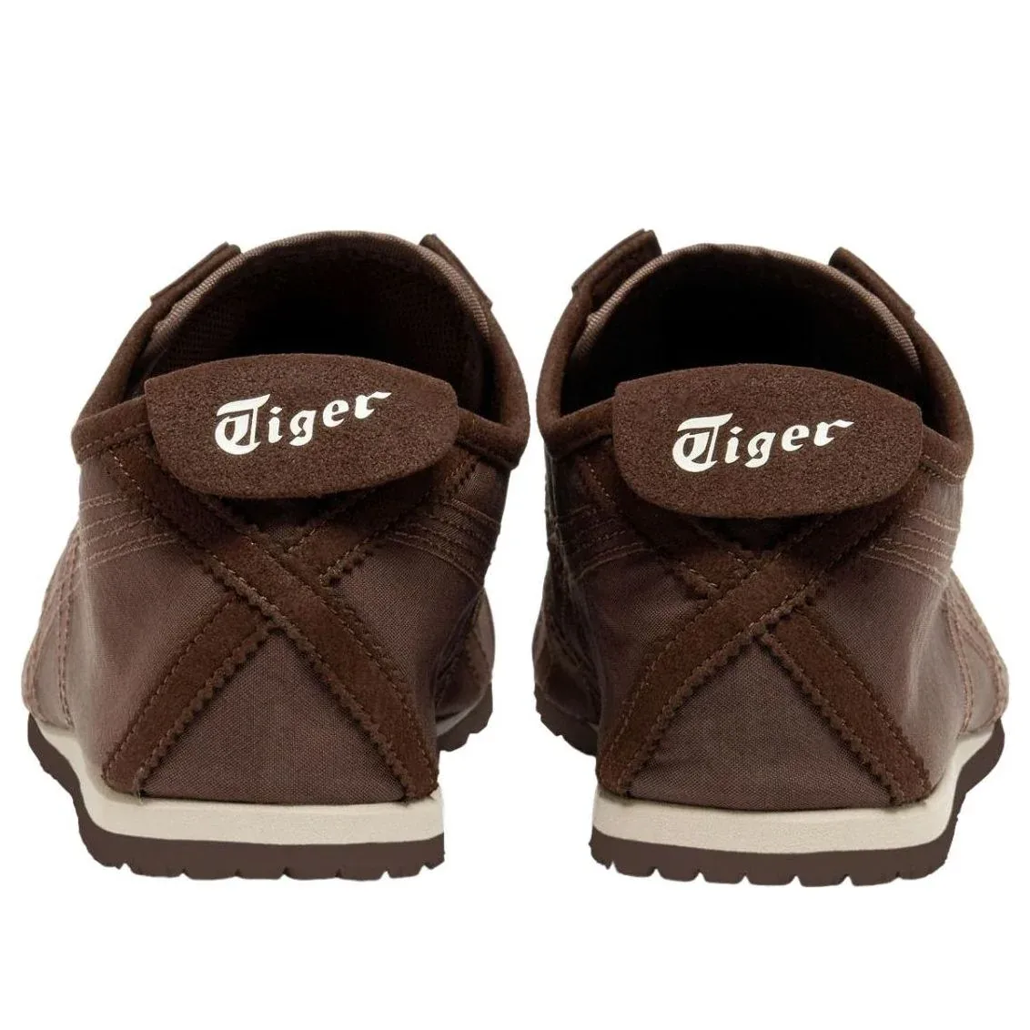 Слипоны Onitsuka Tiger Mexico 66, темно-коричневые — фото 3