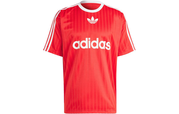 Футболка adicolor футболка азиатские размеры Adidas, алый — фото 2