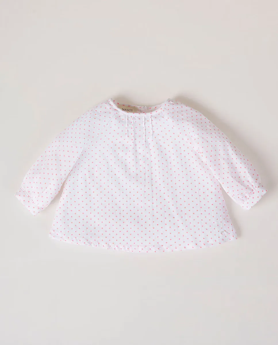 

Детская шифоновая рубашка NANOS, красный