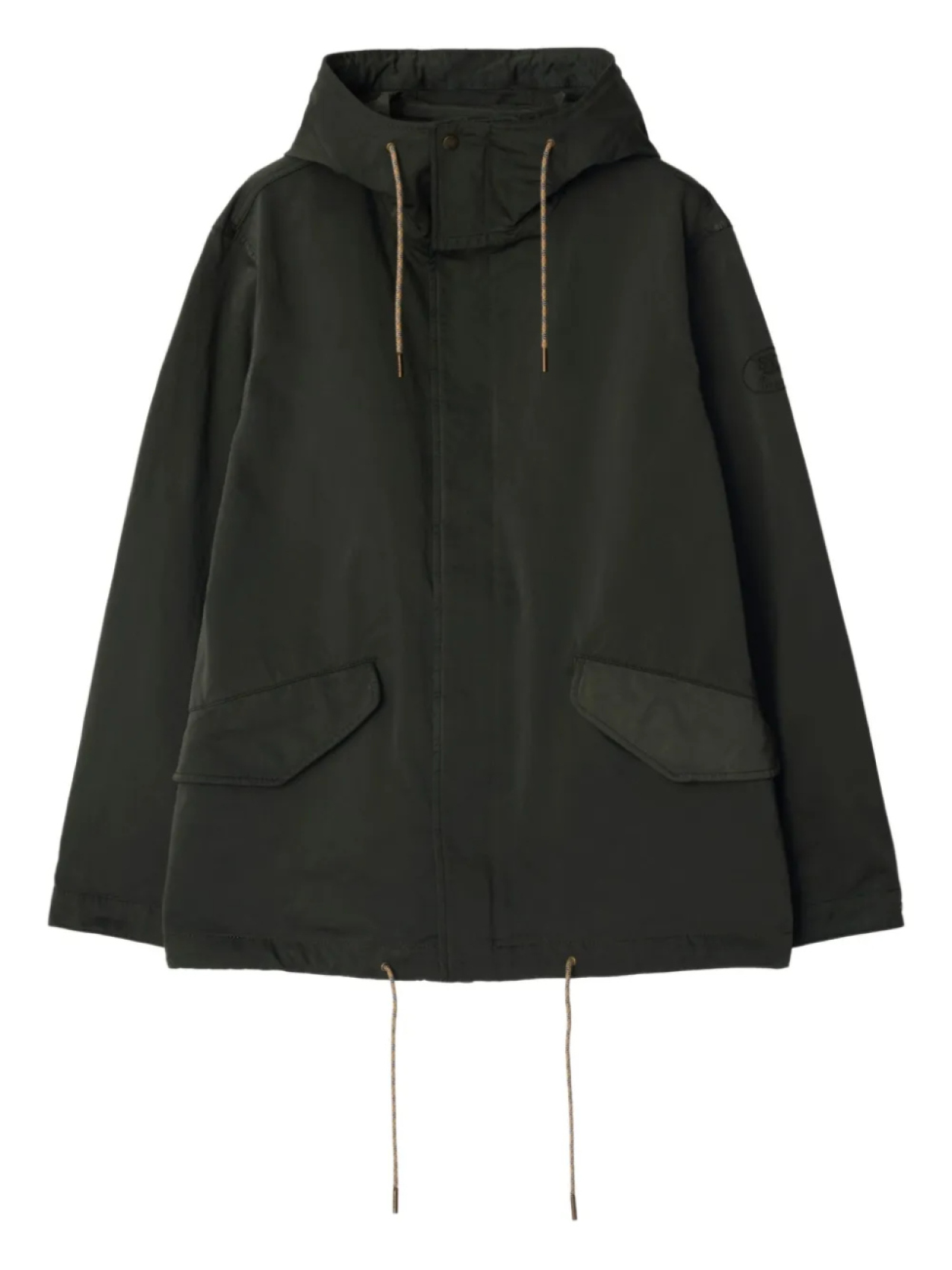 

Burberry парка с нашивкой-логотипом, зеленый