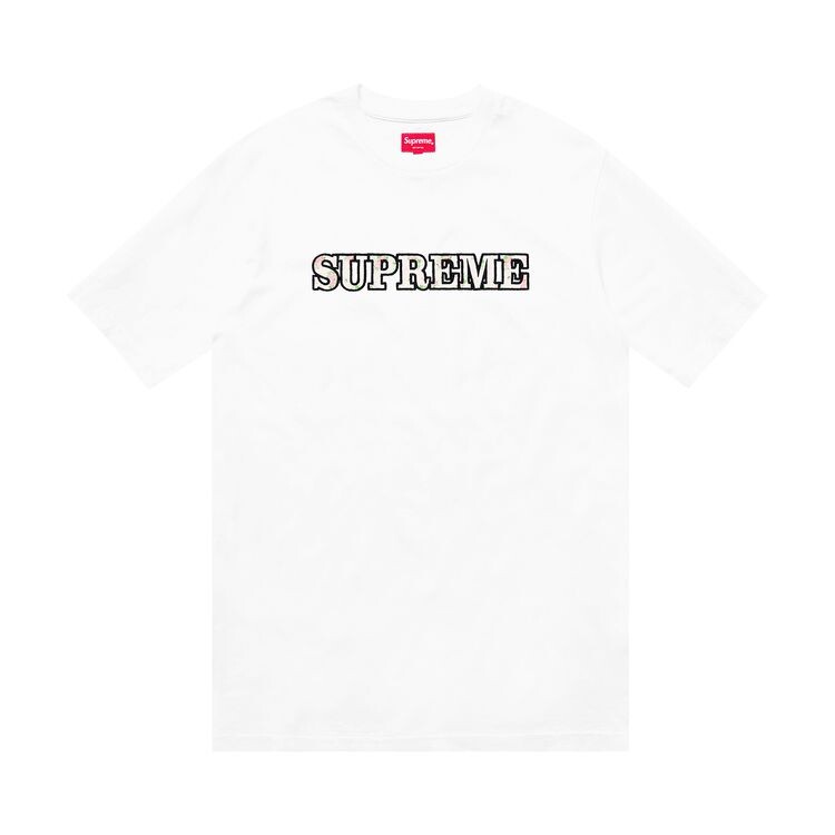 

Футболка Supreme Floral Logo Tee White, белый