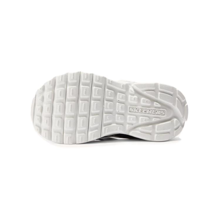 Детские туфли Skechers для малышей, черно-оранжевые — фото 4