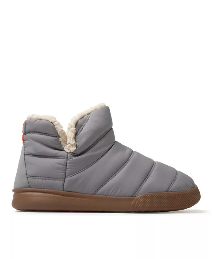 Мужские утепленные домашние/уличные сапоги Bryant из нейлона Dearfoams, серый — фото 2