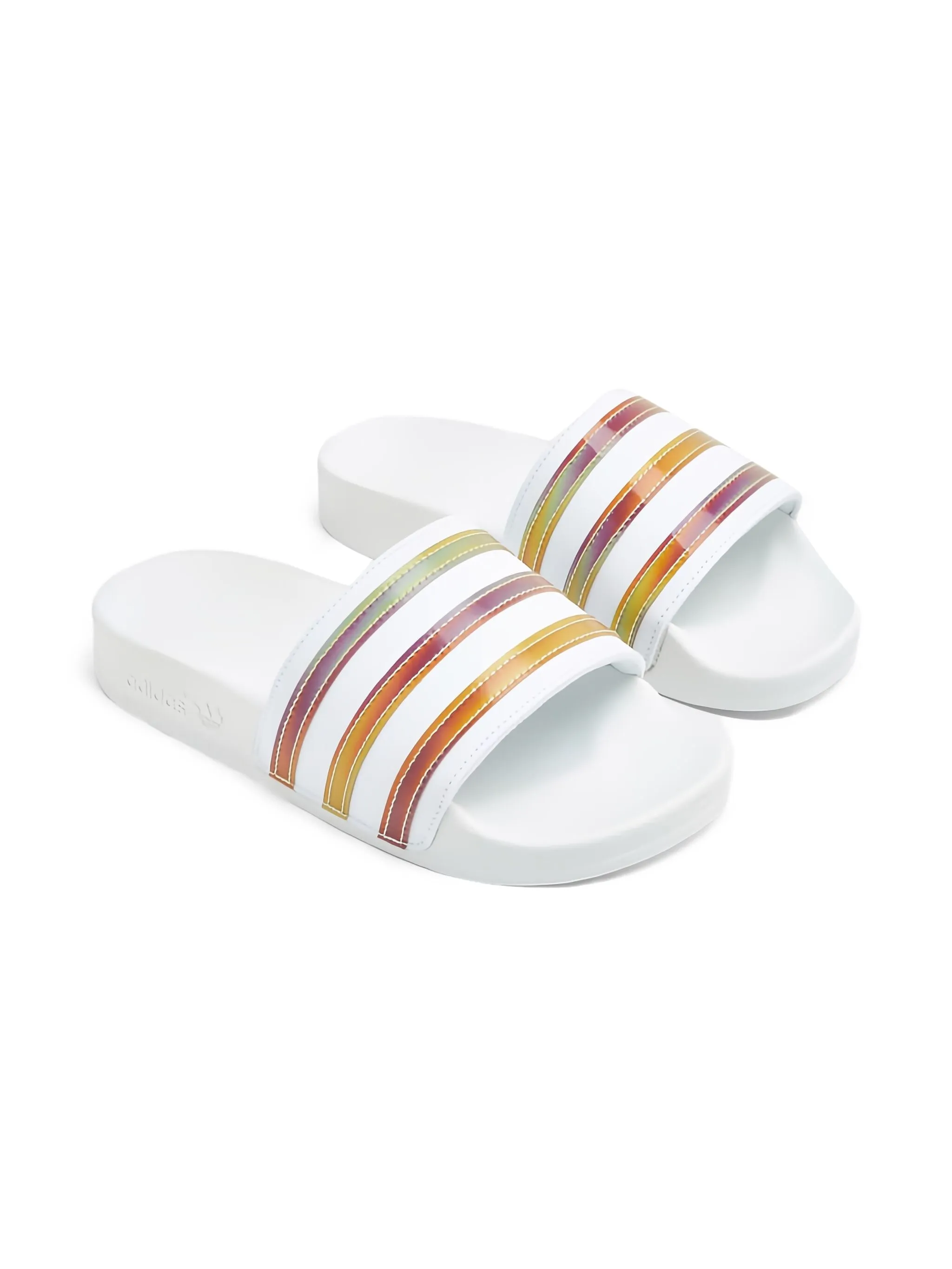 

Шлепанцы Adilette J Adidas Kids, белый