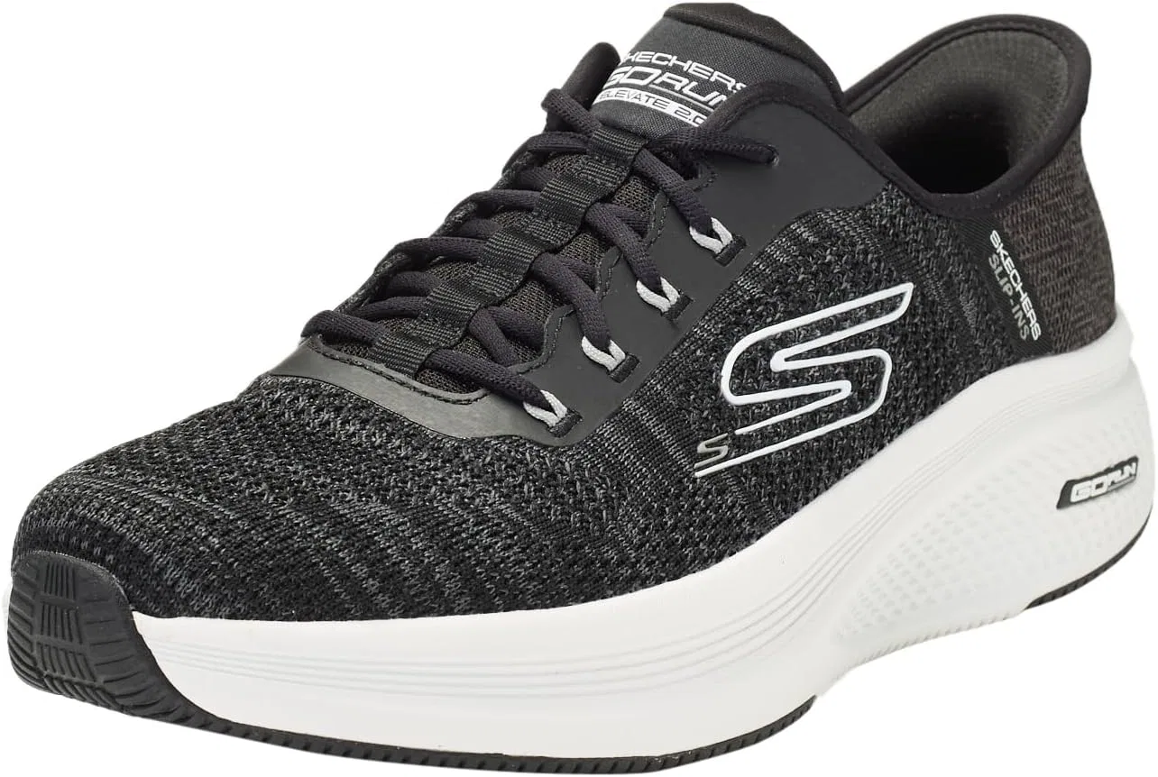Беговые кроссовки Skechers Herren Go Run Elevate 2.0, Black And White Textile