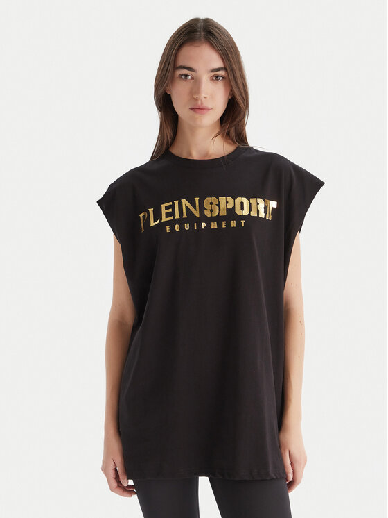 

Майка regular fit PAEC MTK8319 STE001N Plein Sport, черный