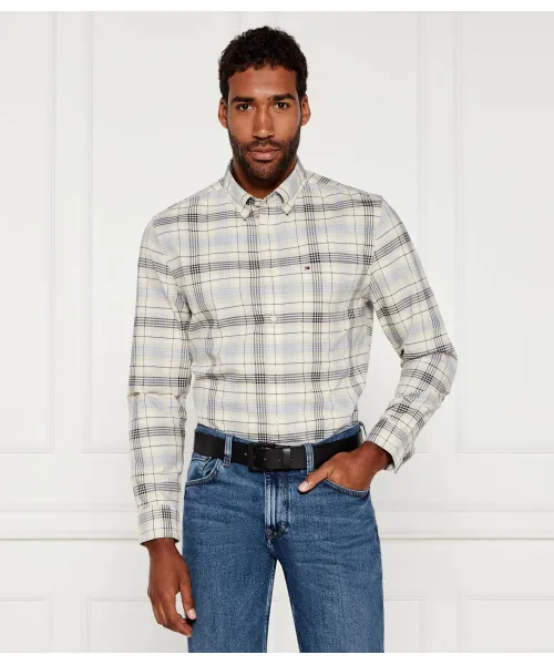 

Рубашка Regular fit Tommy Hilfiger, бежевый