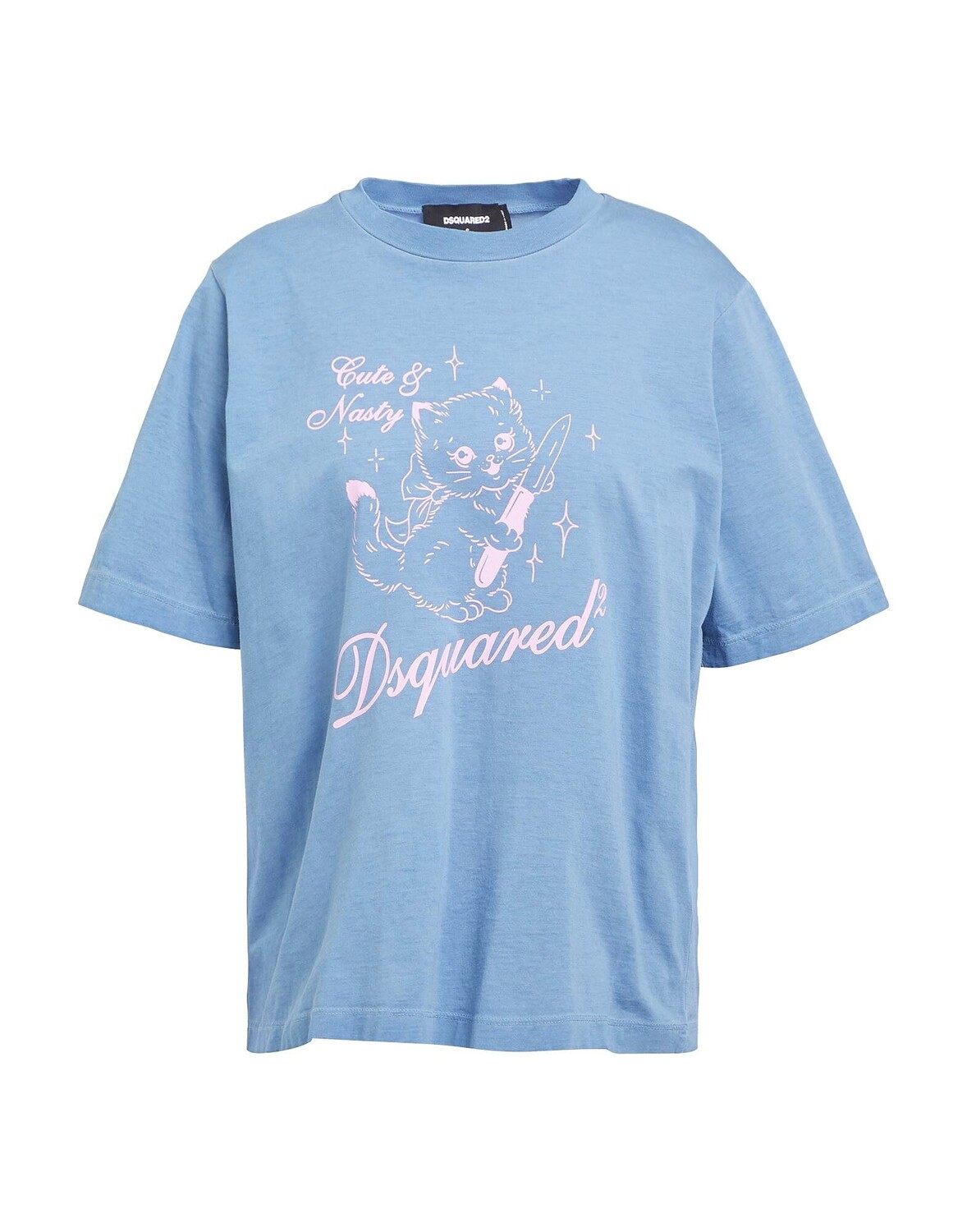 

Футболка Dsquared2, пастельный синий