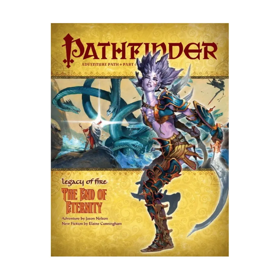 

#22 "Legacy of Fire #4 - The End of Eternity", Pathfinder Roleplaying Game (1st Edition) - Adventure Path #001 - #030, мягкая обложка