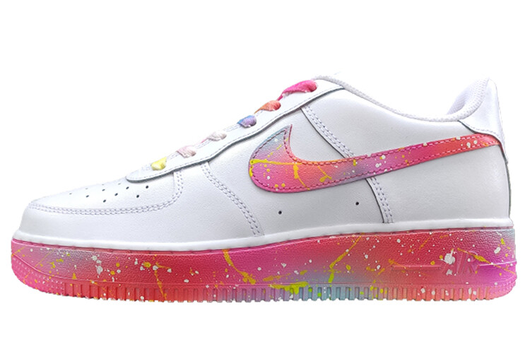 

Кроссовки Nike Air Force 1 Skateboard Shoes Women's Low-Top White Pink