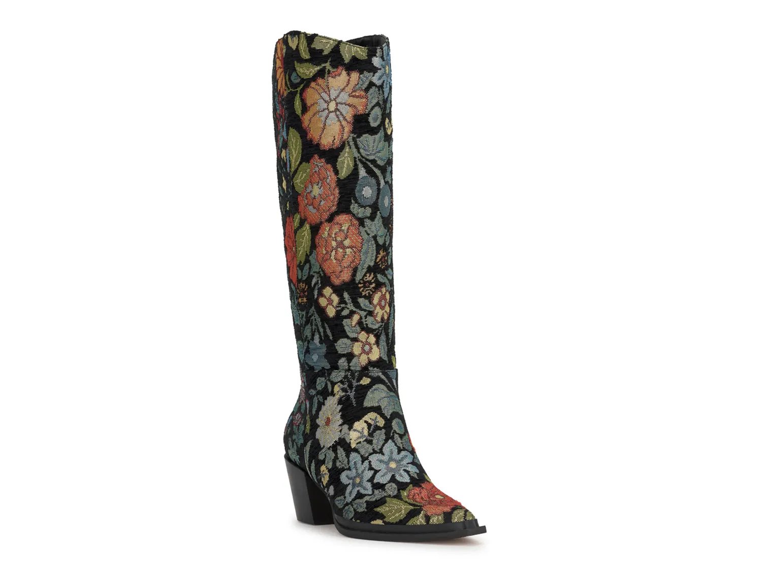 Ботинки Jessica Simpson Hemmia Boot, Black/Multicolor Floral Print