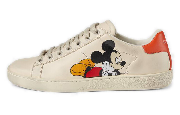 

Кроссовки GUCCI Disney X GUCCI Women's Ace Low 'Mickey Mouse - Ivory'