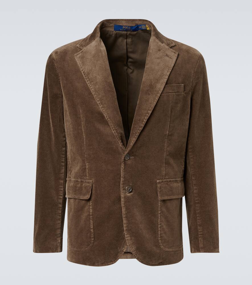

Хлопковый вельветовый блейзер Polo Ralph Lauren, Montana Brown