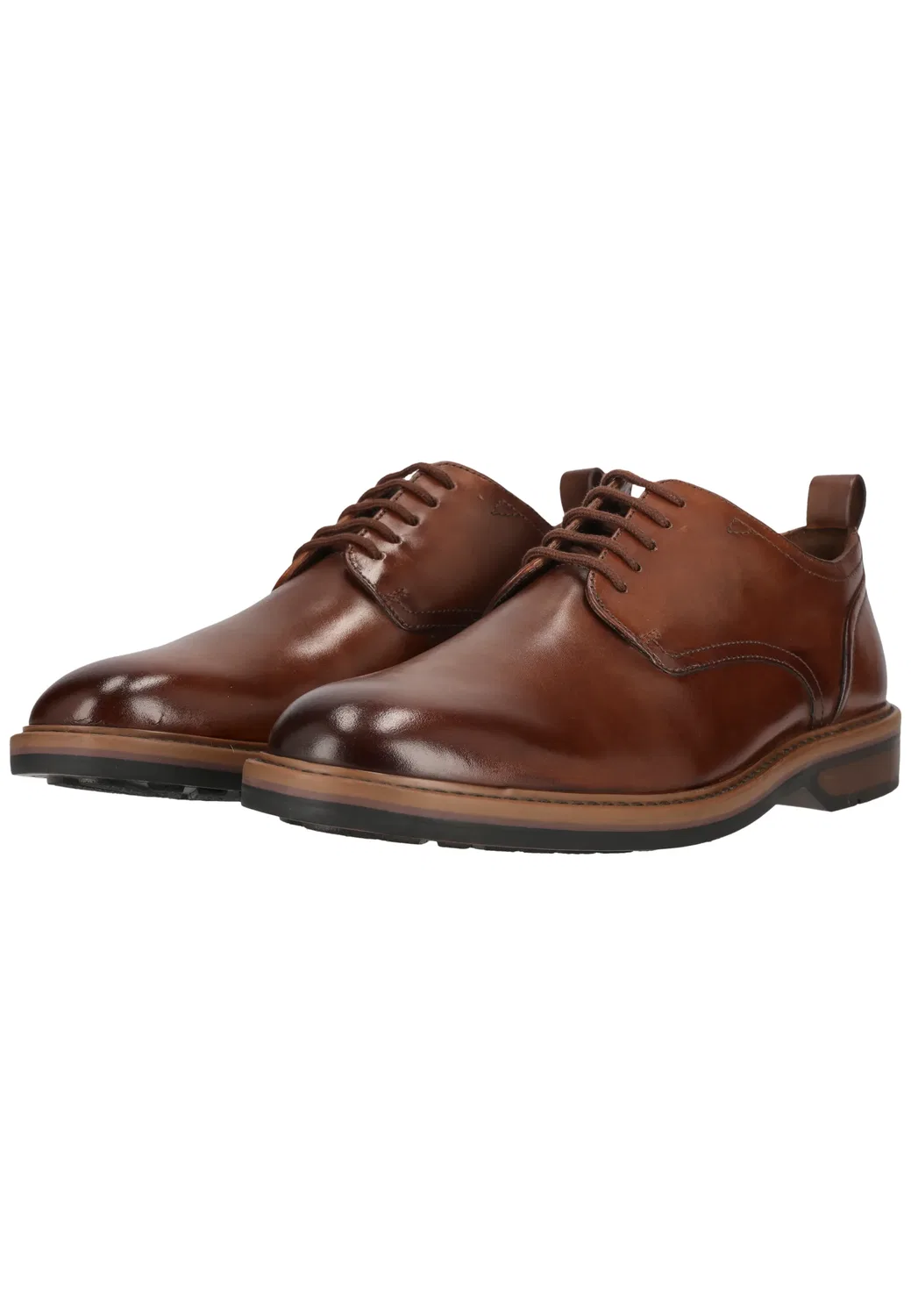Дерби Aldwin Lace Clarks, светло-коричневая кожа — фото 2