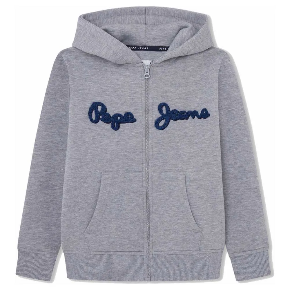 

Толстовка Pepe Jeans New Lamonty full zip, серый