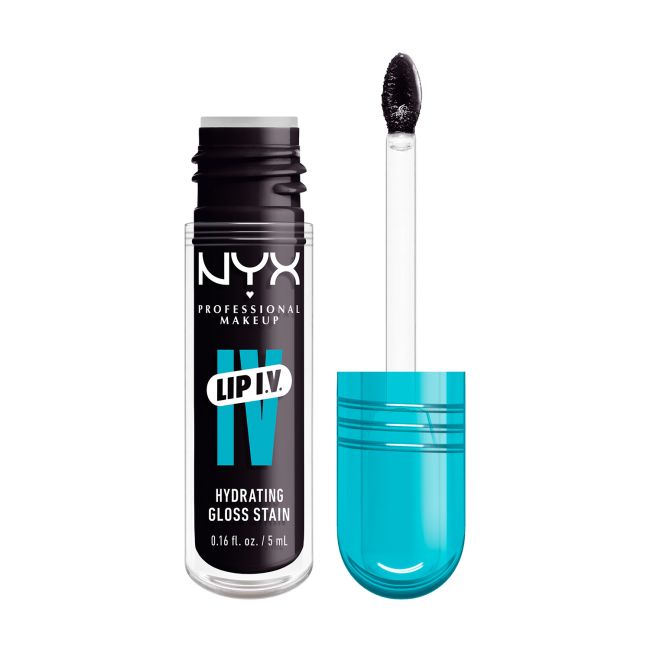 Увлажняющий блеск для губ NYX Professional Makeup Lip I.V. Hydrating Gloss Stain, Grape Gushin', 5 мл — фото 2