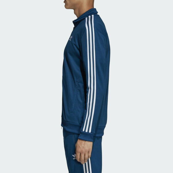 Куртка adidas originals Firebird Track Jacket Zipper tournament Sports Stand Collar Blue, синий — фото 4