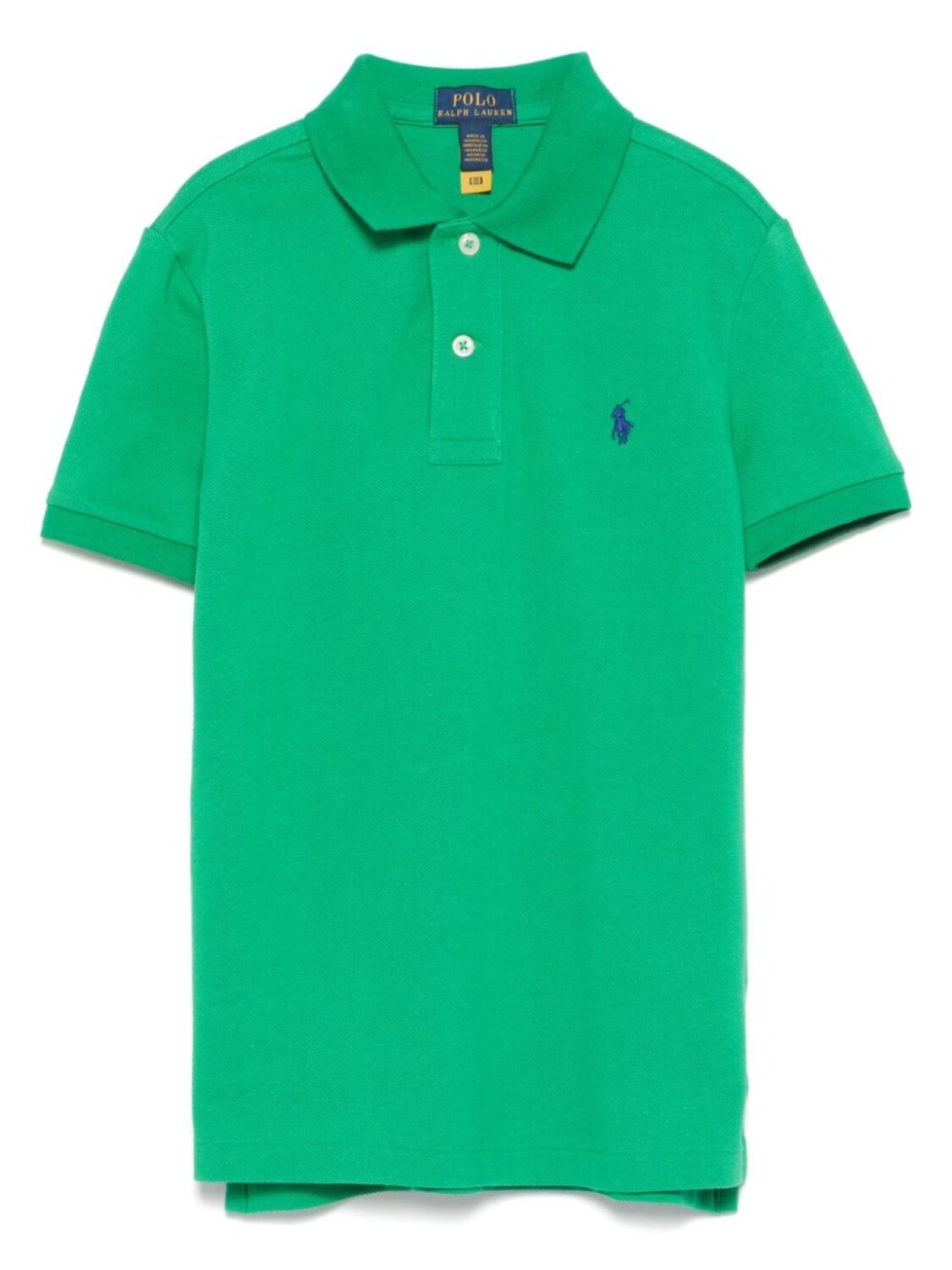 

POLO RALPH LAUREN KIDS рубашка поло из ткани пике, зеленый