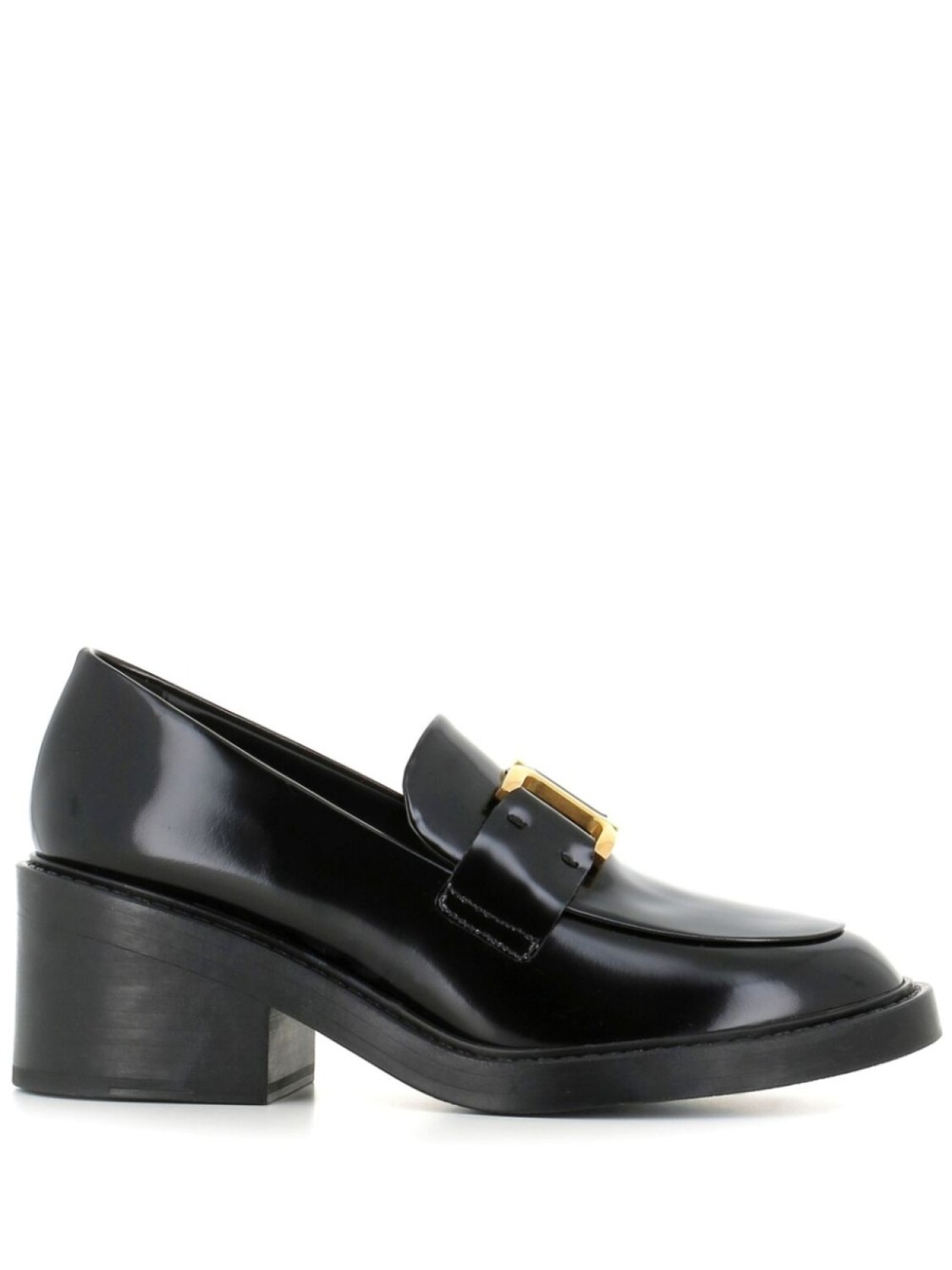 

Chloé 60-миллиметровые кожаные мокасины с пряжками, черный