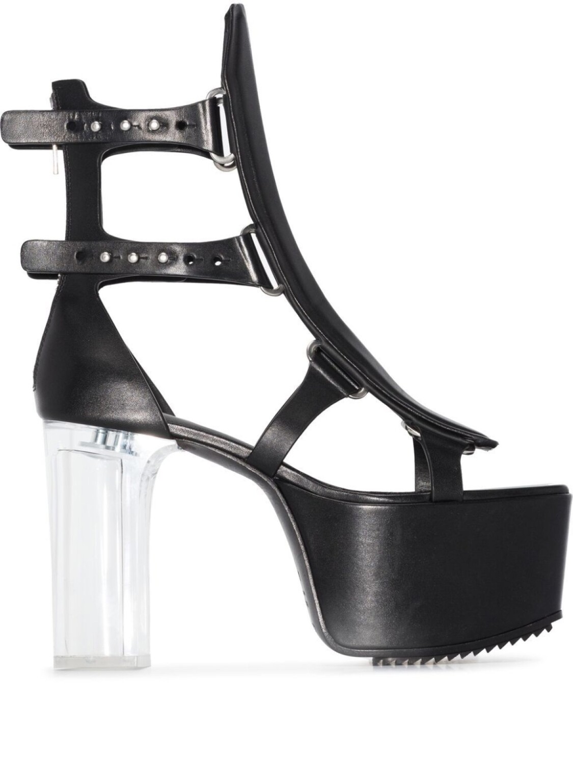 Rick Owens босоножки Spartan 135 на платформе, черный