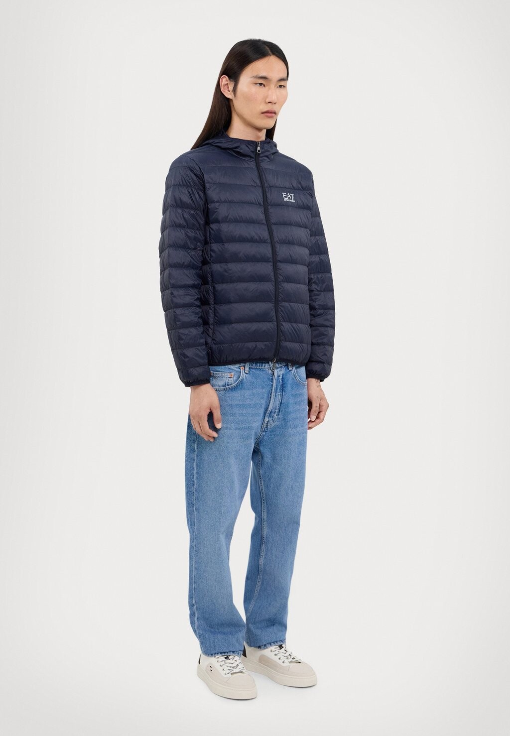 

Легкая куртка GIACCA PIUMINO EA7 Emporio Armani, темно-синий
