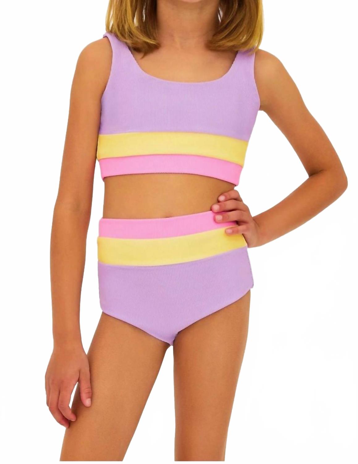 

Комплект Little Mackenzie Heidi в великолепной весенней цветовой гамме Beach Riot, Sublime Spring Color Block