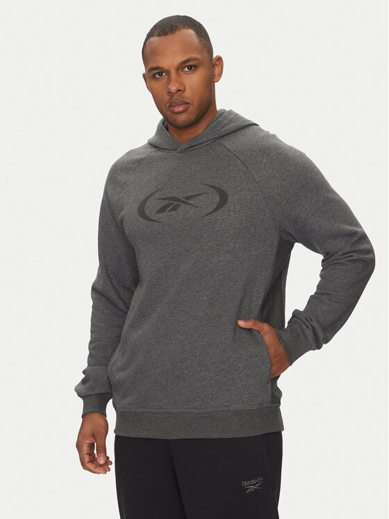 

Толстовка обычного кроя 100214853 Reebok, серый