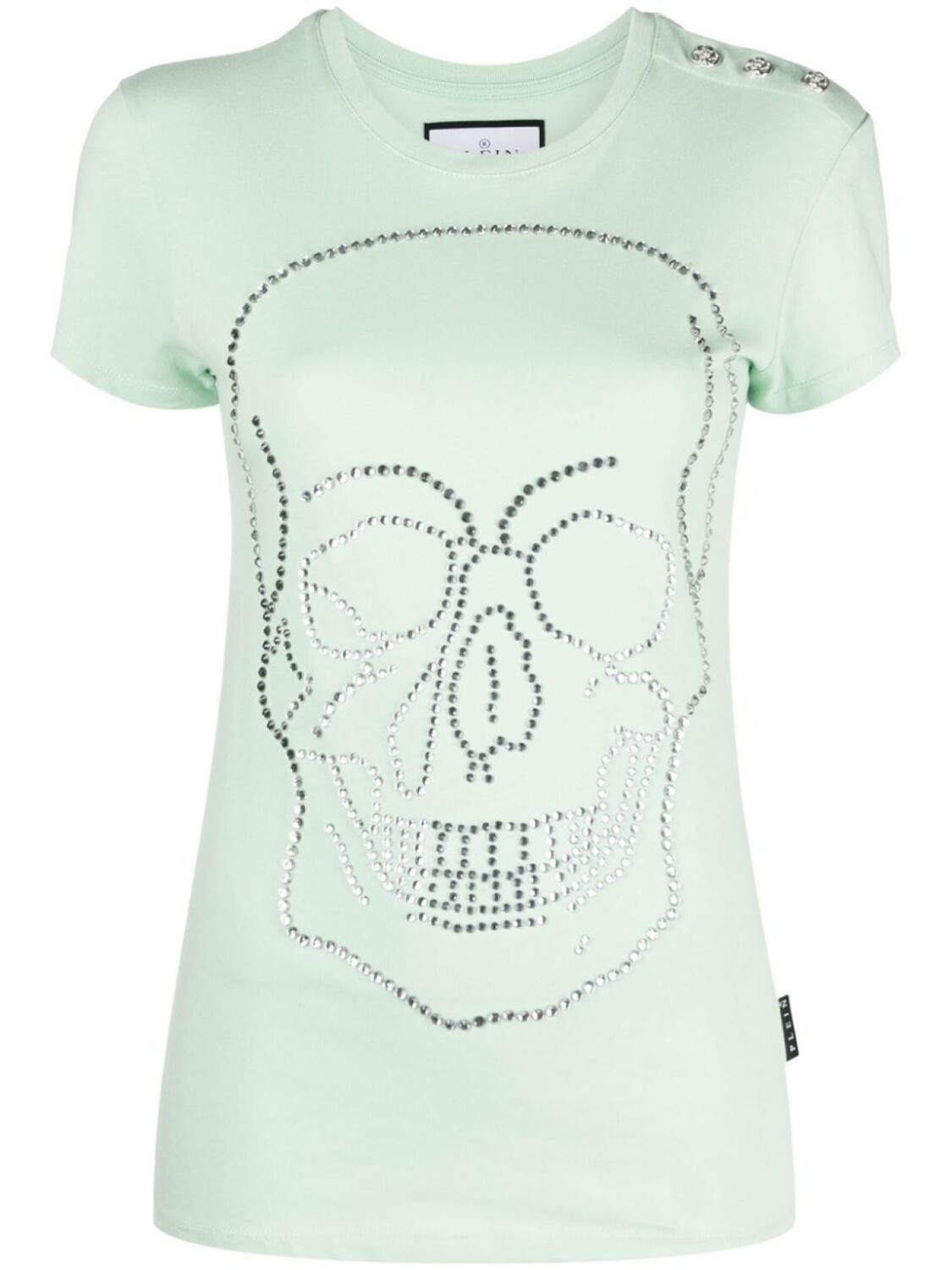 

Футболка с кристаллами Philipp Plein, зеленый
