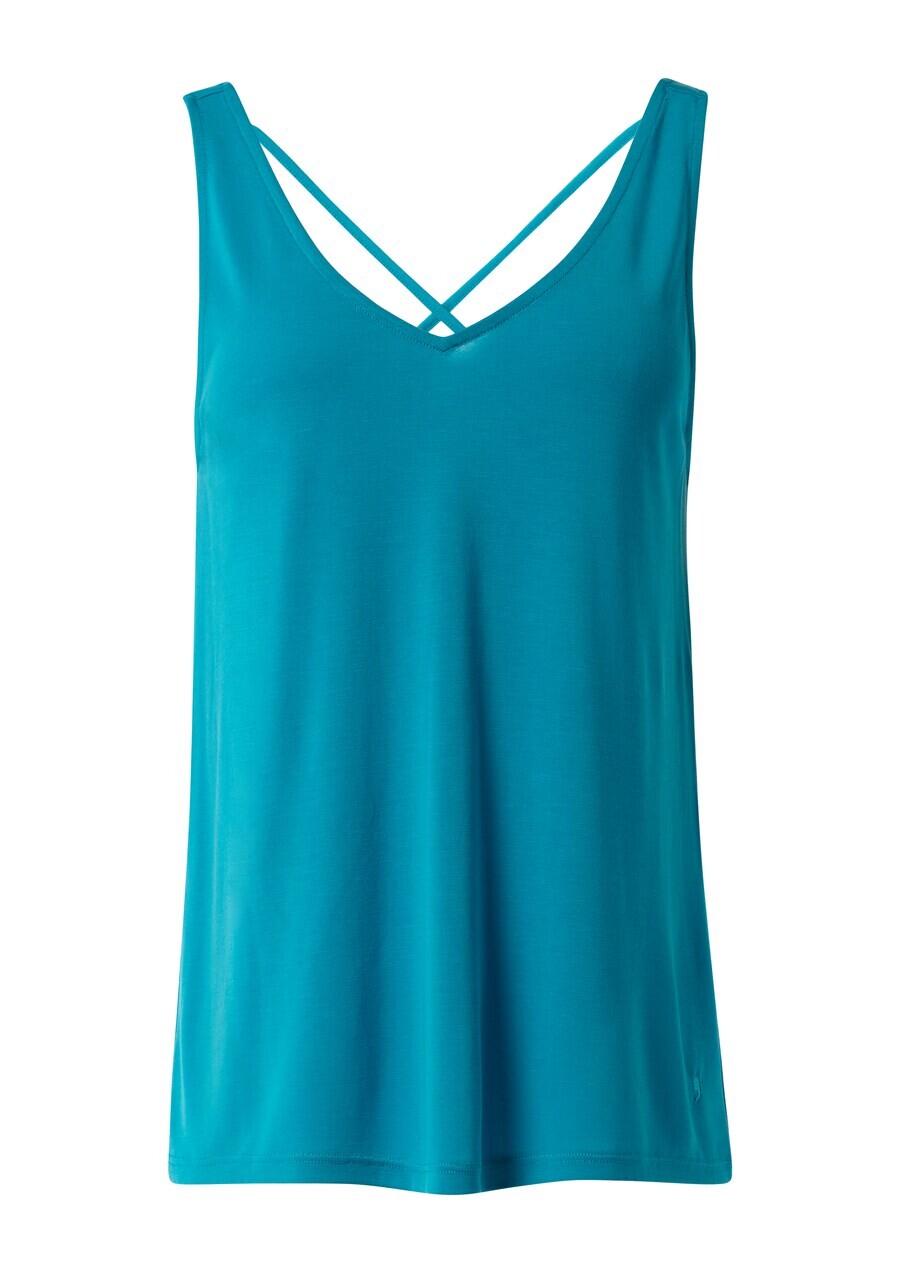 

Топ без рукавов COMMA Top, цвет cyan blue