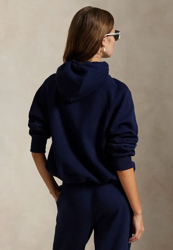 Худи укороченного кроя Polo Ralph Lauren, Cruise Navy — фото 3