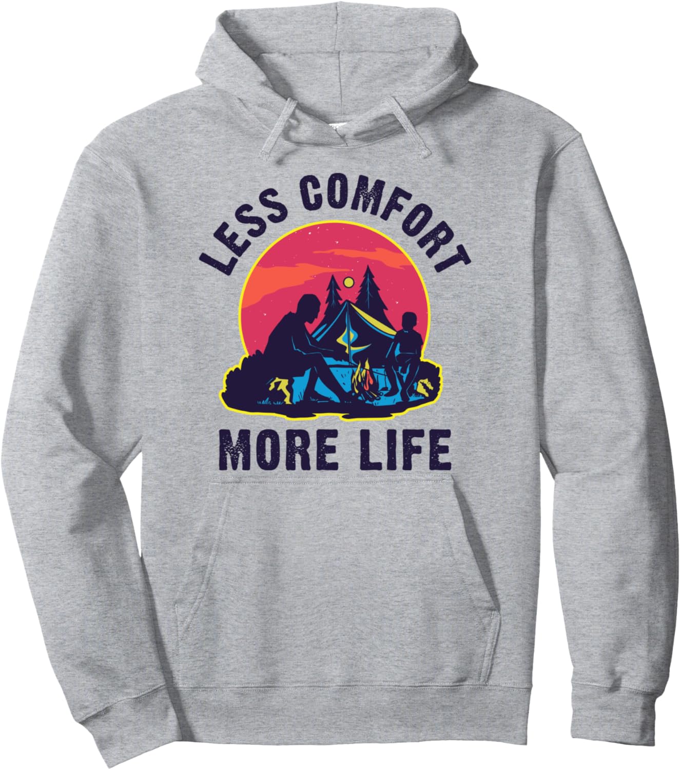 

Толстовка MoreLife для кемпинга, костра на открытом воздухе, для исследования гор More Life 4X4 Off Road Camping Gear Co., серый