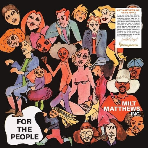 

Виниловая пластинка Milt Matthews Inc: For the People